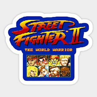 Street Fighter 2 Sticker